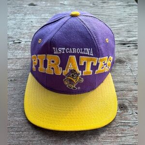 Vintage East Carolina Pirates Snapback / 90s / Rare